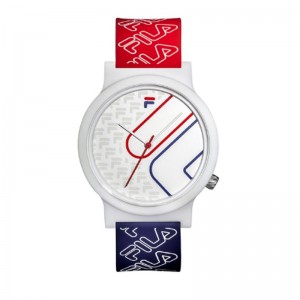 Fila 38-320-203 Red Blue Rubber Unisex